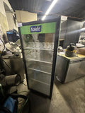 QDB DC12HB 12CU FT GLASS DOOR REFRIGERATOR MERCHANDISER USED NAKED DRINKS