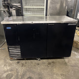 NORLAKE BB59 59” BACKBAR REFRIGERATOR COOLER USED