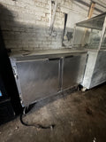 BEVERAGE AIR 48” UNDERCOUNTER REFRIGERATOR COOLER *RUNS WARM*