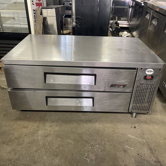 TURBO AIR TCBE-52SDR 52” USED COMMERCIAL CHEF BASE REFRIGERTOR