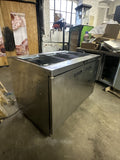 DELFIELD 48” USED COMMERCIAL SANDWICH UNIT COOLER PREP TABLE