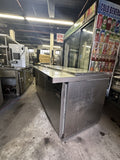 CONTINENTAL SW72-30M USED 72” MEGA TOP REFRIGERATED PREP TABLE COOLER