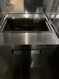 TURBO AIR MST-28-N-711S 28” SANDWICH PREP TABLE COOLER USED WITH SNEEZE GAURD