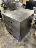 DELFIELD 32” WORKTOP REFRIGERATOR COOLER 2 DRAWERS USED