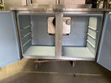 DELFIELD 4048-12 48” USED COMMERCIAL REFRIGERATED PAN RAIL PREP TABLE COOLER