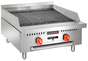 Sierra SRRB-24 - 24" Gas Radiant Charbroiler - 60,000 BTU