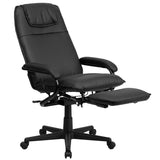 Flash Furniture High Back Black Leather Executive Reclining Swivel Office Chair