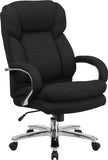 Flash Furniture Hercules Series GO-2078-GG Black Fabric Executive Swivel Chair With Loop Arms